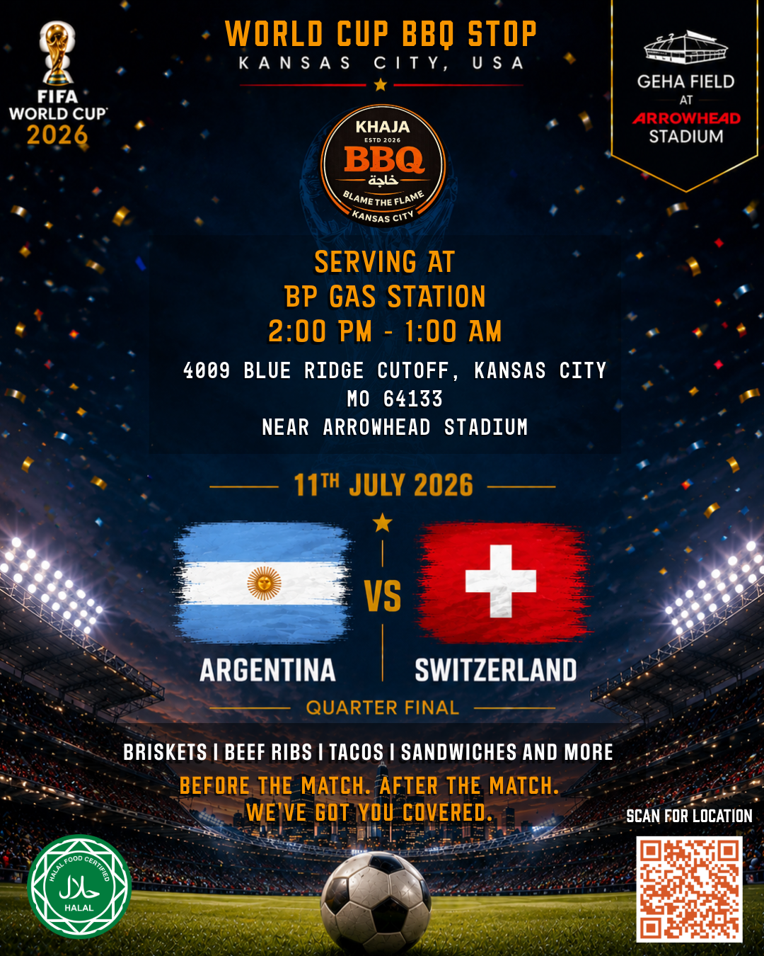 Khaja BBQ World Cup BBQ Stop campaign